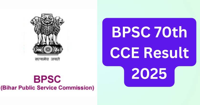 BPSC 70th CCE Result 2025