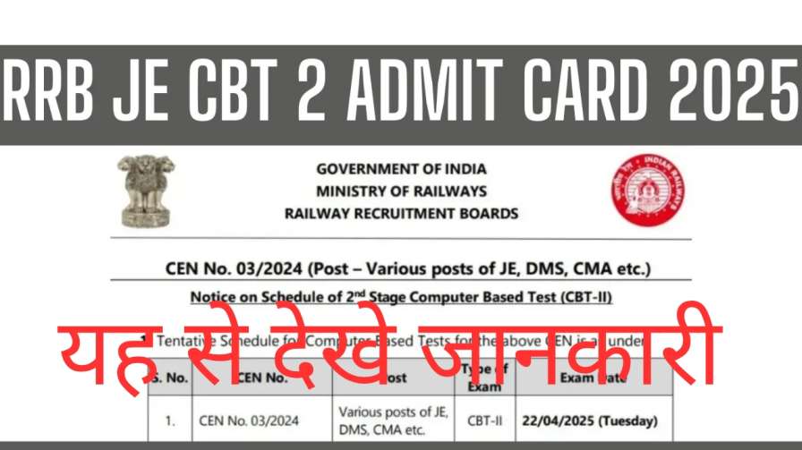 Admit Card Out 2025